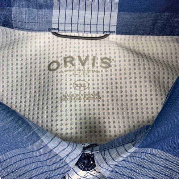 Orvis Classic Collection Short Sleeve Button Up Shirt Men's XXL (lot of 2) - Picture 9 of 14